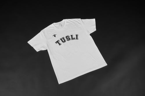 TUSLI 3D Logo T-Shirt Weiß